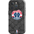 NBA Washington Wizards Black Rust iPhone 16 Pro Impact Case